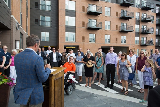 Ribbon Cutting of Uptown La Grange in La Grange, Ill.